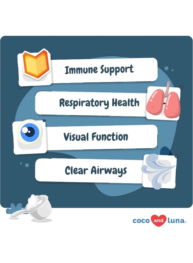 Coco and Luna L-Lysine Supplement for Cats 4oz/120g - Cat Supplement for Sneezing Runny Nose, Cat Immune Support, Eye Function Respiratory Health - Lysine Powder for Cats, Salmon Flavor - Image 2